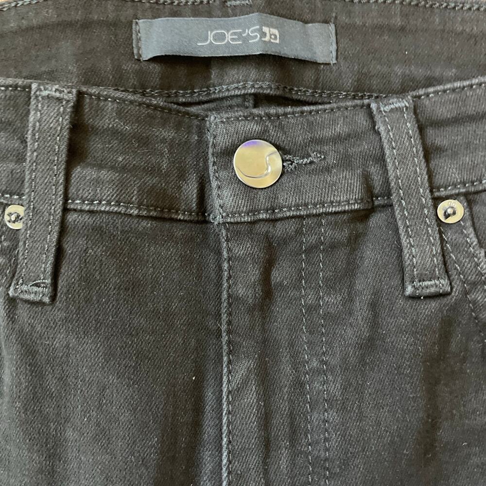 Joe's high rise skinny ankle Black Jean - Picture 3 of 9